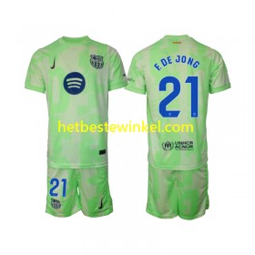 FC Barcelona F DE JONG 21 Voetbalshirts Kind Third 2024-25